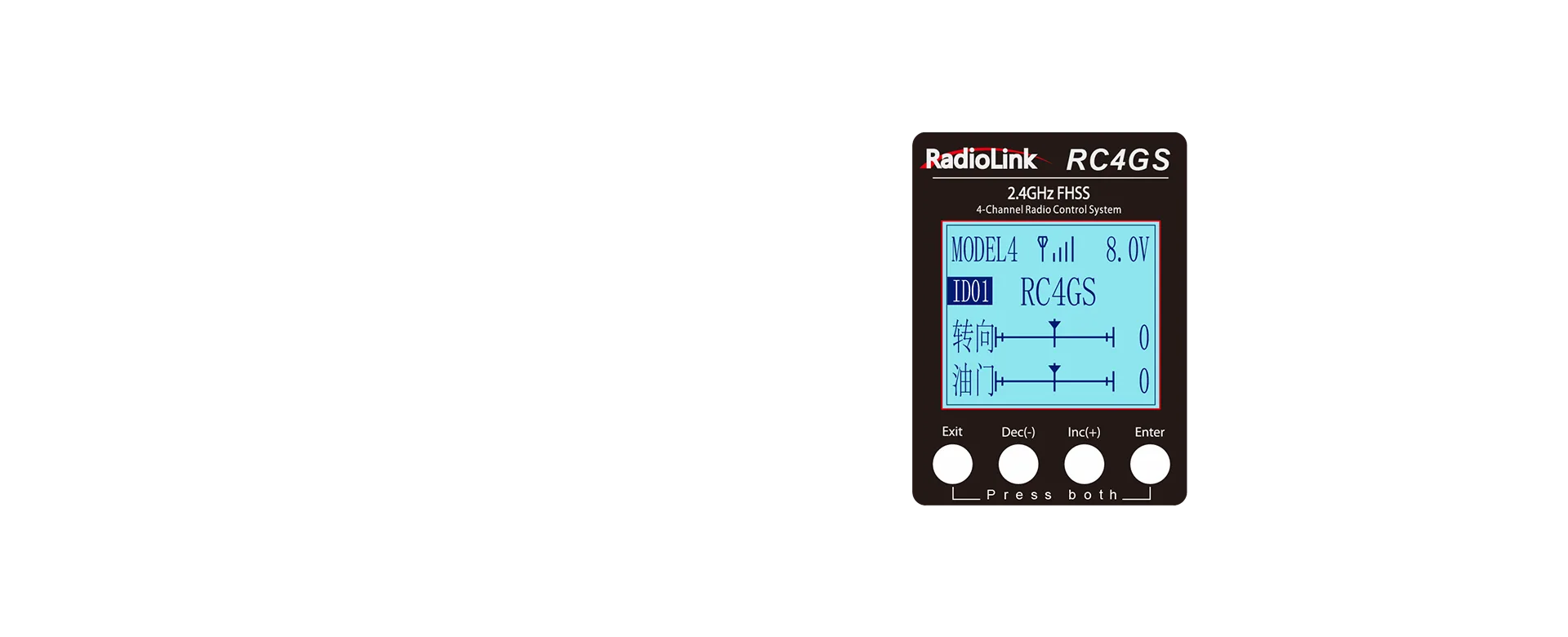 R6FGのテレメトリー表示
