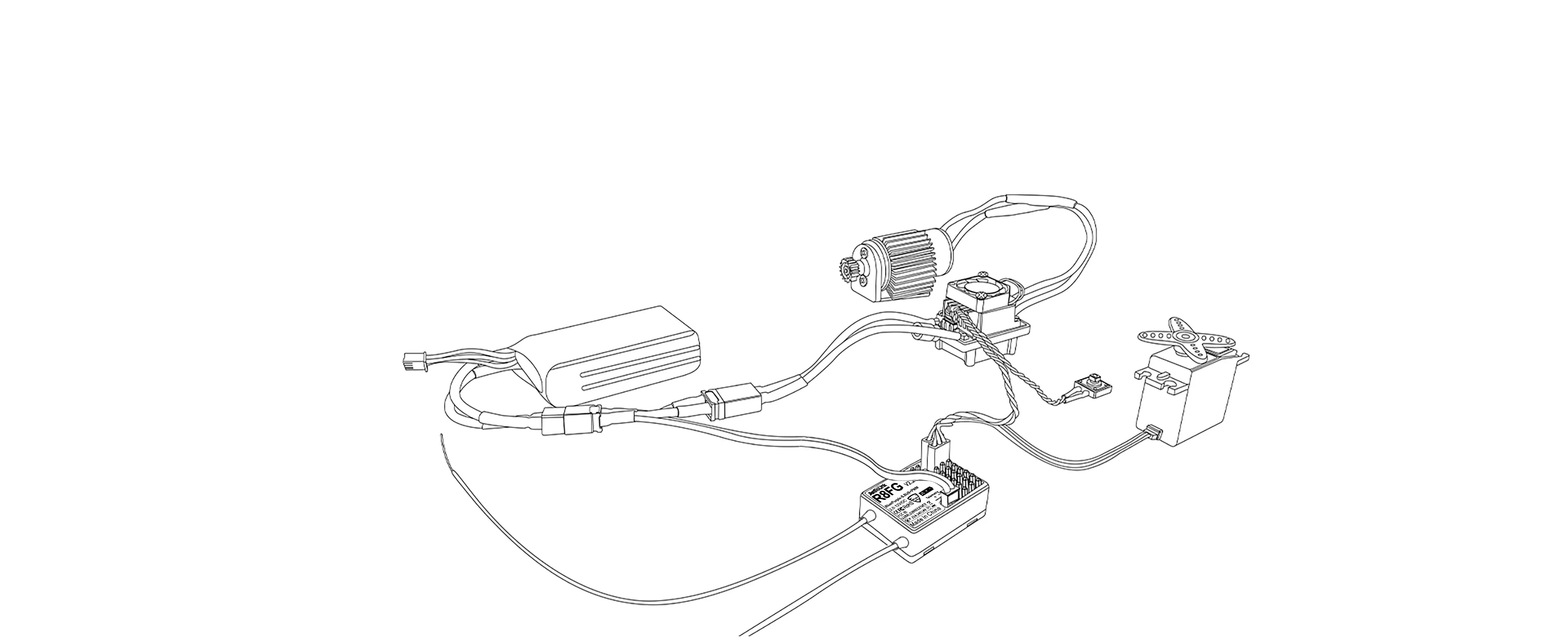 R8FGの電源接続