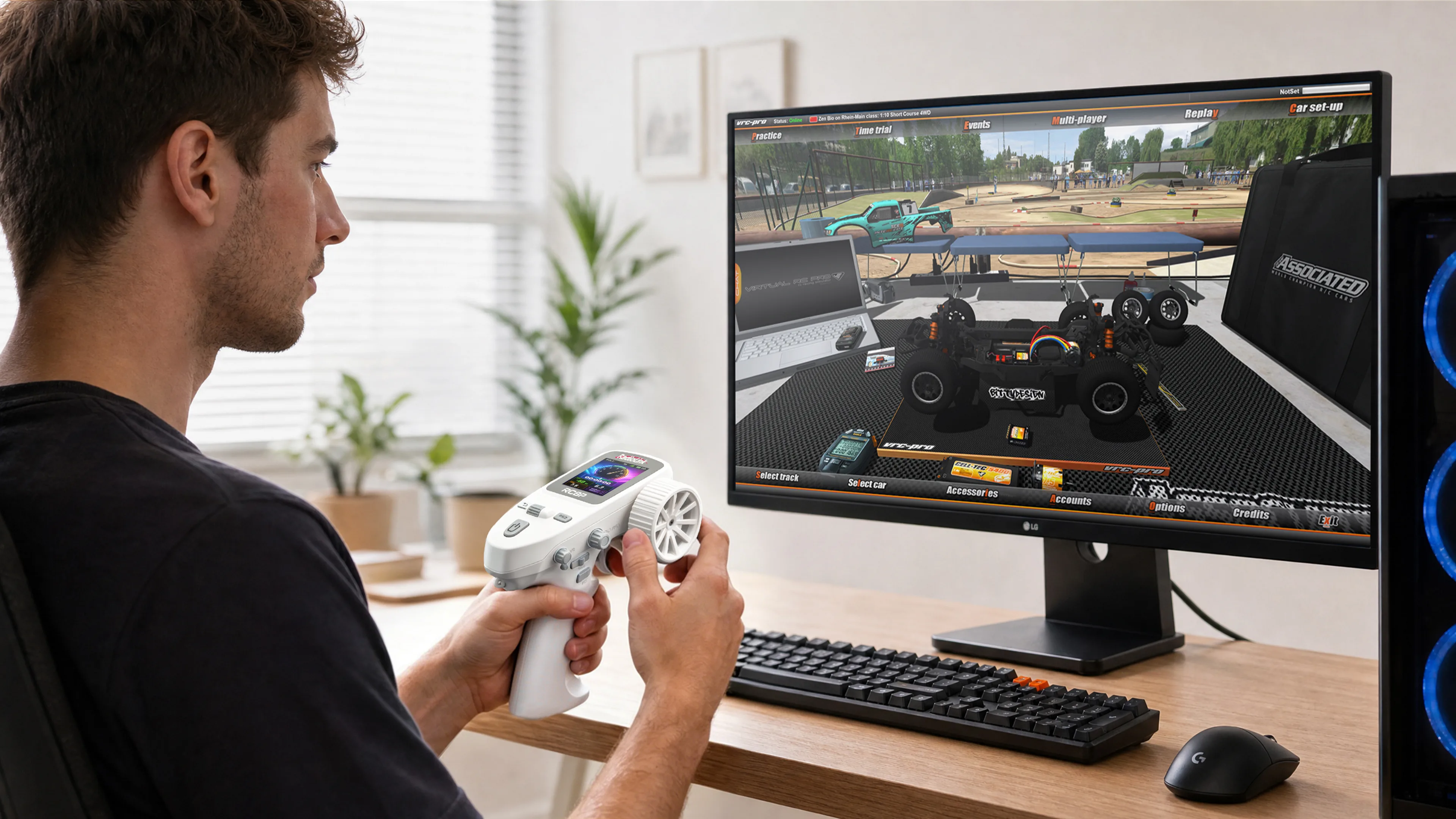 RC8Pのシミュレーター接続