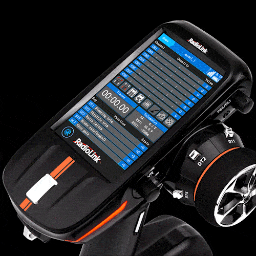 RC8Xの4.3インチIPSタッチ画面