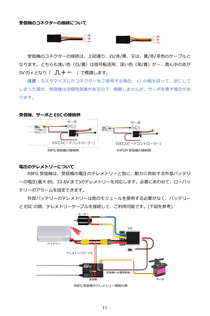 RC8X 日本語クイックリファレンス 図版